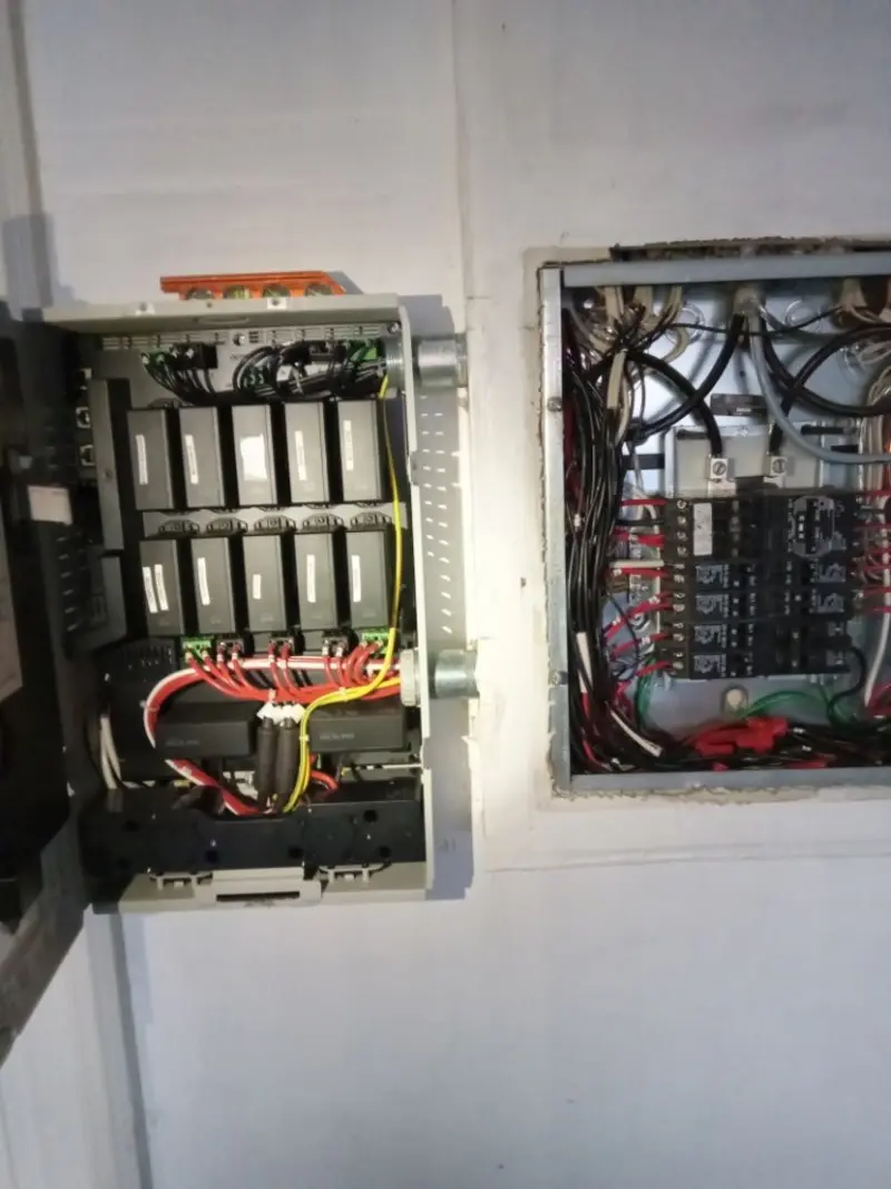 Electrical panel upgrade completed for Indoor Lighting Installation in Rocky River